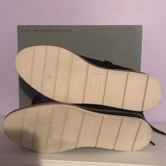 ADAM TUCKER ME TOO AJAY 14 Black Suede Ankle Boots - Picture 11 of 12